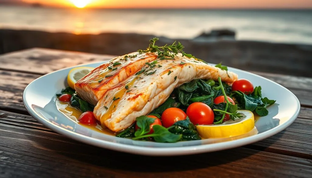 Mediterranean-inspired salmon Mediterranean-inspired salmon