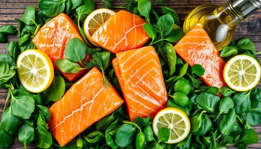 Salmon and Spinach Ingredients Salmon and Spinach Ingredients