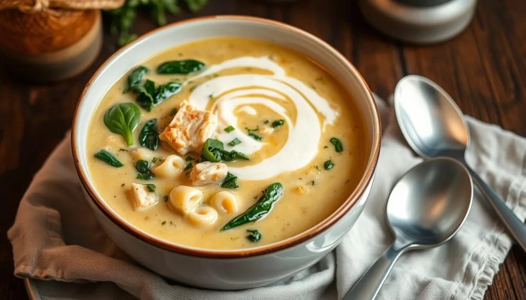 creamy chicken florentine soup creamy chicken florentine soup